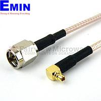 Cáp SMA Male - RA MMCX Plug Fairview FMC0219315LF (RG-316 Coax; 3 GHz )
