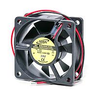 ADDA AQ0612LB-A70GL-LF ブラシレス防水ファン、60x60x25mm、12VDC、13.2CFM、0.07A、18.1dBA、ボールベアリング、リード線