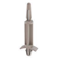 Essentra Components LNCBS-10-01 Snap Lock CB Spt,Long Nose,Natural,5/8 in Spc