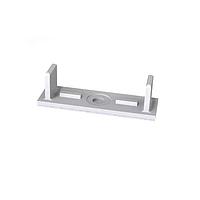 Essentra Components FCRC-19B-6A-RT Flat Clamp,Flat/Rnd,Adh Mnt,Natural,