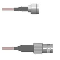 Amphenol Custom Cable Q-2J00B000H018i RF Cable Assemblies N-SP/BNC-SJB G142 18I