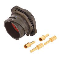 Amphenol Aerospace PKB07RWC32-17P Receptacles 4 Contact Size 4 JamNut Receptacles