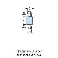 Giá đỡ PCB HSP-MDL-3-03 V-0 Màu tự nhiên Heyco 10354F