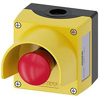 Nút Nhấn Xoay ENC NHỰA, DỪNG KHẨN CẤP Xoay-Thả, 2NC SIEMENS 3SU18010NB002AC2