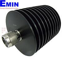 Fairview SA4N100-06  6 dB Fixed Attenuator N Male To N Female Up To 4 GHz Rated To 100 Watts With Black Aluminum Heatsink Body