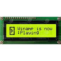 Bàn phím 16x2, Nền vàng chữ đen, Điện áp rộng, Nhiệt độ mở rộng Matrix Orbital LK162-12-V-E