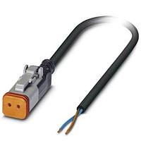 PHOENIX CONTACT 1410733 Sensor Cables / Actuator Cables SAC-2P- 3,0-PUR/ DTFS-1L-S