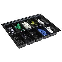 Protektive Pak 39209 Anti-Static Control Products KITTING TRAY 9-7/8x7-9/16x1, 10 CELL 3x1-1/2x1