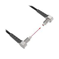 Cáp Quang Sợi Nhựa; Đối Diện; Đường Kính Lõi: 1 mm; Chiều Dài Sợi 2 m; Góc Gập Nhỏ; Ren M4; Bán Kính Uốn Dẻo Cao 2 mm; Giảm Căng Dẻo; Cắt Tự Do; Dòng Vantage Banner Engineering PIAT46UHFTA-VL