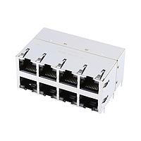 Jack từ tính MAGJACK GIG PoE+ KÍCH HOẠT PoETEC 2x4 LED Molex 85735-1006