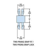 Giá Đỡ PCB HMCBP-14 NYL TỰ NHIÊN Giá Đỡ PCB Heyco 10256