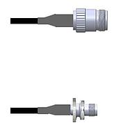 Amphenol Custom Cable Q-2704S000M084i RFケーブルアセンブリ N-SJ/TNC-SJB LMR24 84I