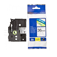 BROTHER TZe-161 36mm TZe-Tape Black on Clear