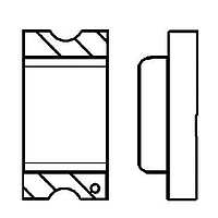 Đèn LED công suất cao màu trắng, 20mA Dialight 597-3901-830F