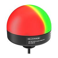 Banner Engineering K90PLRGB7 Panel Mount Indicators / Switch Indicators K90 Pro Series: 7-color RGB Indicator; Voltage: 12-30 V dc; Housing: Polycarbonate; IP67; Input: Bimodal; Colors: Multicolor; 2 m (6.5 ft) Integral Cable