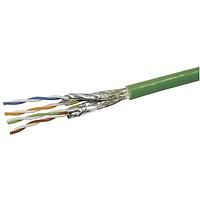Cáp Ethernet / Cáp Mạng Cáp - Cat6a Profinet Loại B 4x2xAWG23/7, PVC màu xanh lá, cuộn 20m HARTING 09456001211