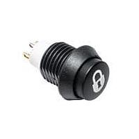 Đèn LED xanh dương khắc laser kín với biểu tượng CHẬM C&K APB4E07TZBE007