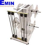 JCW JCW-WP08 4 Shafts Wire Roll Unwinder and Prefeeder (15 kg x 4 reels)