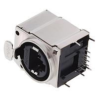 Amphenol Audio RJX8FB5HEB XLR XLRnet ປະເພດ B HOR PCB CAT5E ປົກກັນສະເລີຍ