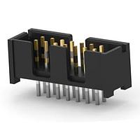 AMP Connectors - TE Connectivity 103309-2 Shrouded HDR VERT DOUBLE 14P low profile