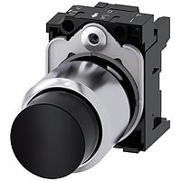 Nút Nhấn Nhỏ Gọn, MOM, Đen, Nổi, Nhỏ Gọn SIEMENS 3SU12500FB100AA0