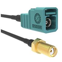 Bộ Cáp RF FAKRA Jack Thẳng sang Jack Thẳng SMA RG-58 50 Ohm 2 m Mã Khóa Z (78,74 Inch) Amphenol RF 095Z820-163M200