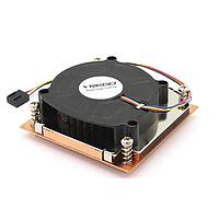 Bộ tản nhiệt CPU với cánh tản nhiệt đồng xếp chồng Quạt thổi 80x15 có PWM Rego Electronics RG3124AF1-BF(Z)