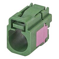 Phụ kiện Vỏ nhựa Jack Góc vuông E Màu xanh lá cây Rosenberger 59Z066-000E