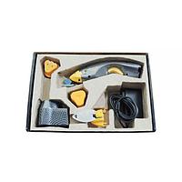 Testex TF510 건전지 또는 A/C에 의하여 강화되는 회전하는 직물 절단기 전기 직물 가위