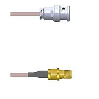 Amphenol Custom Cable Q-0I02T0001108i RF Cable Assemblies BNC-SP/SMA-SJ G178 108I