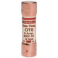 Mersen OT6 파워 퓨즈 퓨즈, 클래스 K5, 일반 용도, 50kA AC/20kA DC, 250VAC/DC, 6A