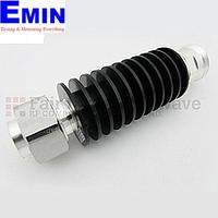 Fairview SA3D511-30 30 dB Fixed Attenuator 7/16 Male To 7/16 Female Up To 3 GHz Rated To 50 Watts With Black Aluminum Heatsink Body