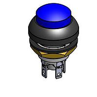 Công tắc tiêu chuẩn PBS 12mm SPDT 5A 28V UL61058 nhựa tạm thời Lumex WSA48-1-RM-N-RD-B