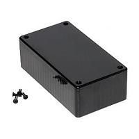 Hammond Manufacturing 1591CBK Enclosures Flame Retardant ABS 1.4x2.6x4.7" Black