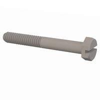 Essentra Components 3225020200 Slotted Hex Slotted Hex Screw, 1/4-20 Thread, 2 Lg