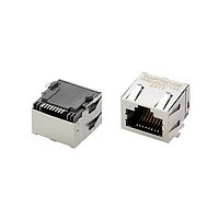 Jack Modular RJ45 Thuần RJ45, 1x1, Chống nhiễu EMI Finger, Tab lên, không có đèn LED, SMT, Mạ vàng 50 micro-in, Cấp công nghiệp Taoglas TMJPD561188HWA6SB7133