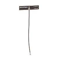 Ăng-ten 2.4GHz - 2.4GHz, 5GHz, Bluetooth, WiFi, WLAN, Zigbee 2.4/5G Băng tần kép Flex MFH4 dài 100mm Molex 146153-1100
