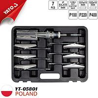 Bộ dụng cụ mài đánh bóng xy lanh YATO YT-05801 (7 Pcs)
