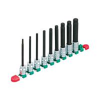 KTC TBT4L09BH sq. Long Hex Bit Socket Set (1/2", 9pcs)