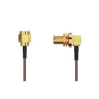 Bộ Cáp RF SMA STR Plug2SMA RAJck R Mt IP67/IP68 6 GHz, 200mm, RG178 Nâu GCT (Global Connector Technology) CABLE 399 RF-0200-A-1