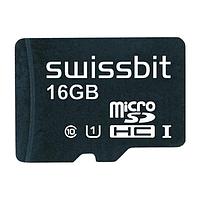 Thẻ MicroSD Thẻ microSD công nghiệp, S-45u, 16 GB, Flash MLC, -25C đến +85C Swissbit SFSD016GN3BM1TO-E-LF-2D1-STD