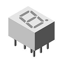 Vishay General Semiconductor TDSG1160-LM 숫자 표시 7-세그먼트 그린 7 mm 공통 음극