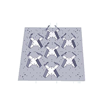 Tấm dính CRYSTE PCS 022 0011 (Dùng cho dòng PURICELL SHAKING X10)