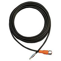OMEGA M12C-PVC-4-S-F-5-HH804-CONN M12 Cable, 4 pin, for Transmitters, RTD, Thermistor (HH804 Connector, M12 4 pin Female, PVC)