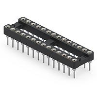 Mill-Max 110-91-328-41-001000 Open Frame 28 PIN STD SOLDER TAIL SKT 200u Sn