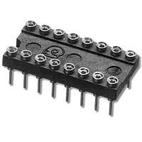 Aries Electronics 14-3513-11 IC & Component Sockets Collet Socket with Solder Tail Pins