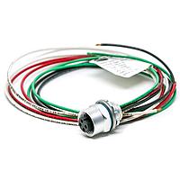 Amphenol SINE Systems P29037-M01 Specialized Cables RECPT 14AWG 4P F 1/2-14NPT SING KY 1M