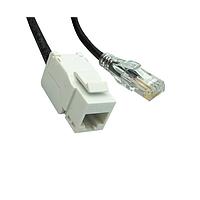 Cáp Cat 5e BEL C5E, đầu nối RJ45 JK-PL, dài 10FT, màu đen Stewart Connector BM-5AJPK010F