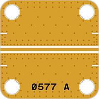 Dòng T Dòng Thẳng với bộ tản nhiệt CuMo [PCB: 577]F=DC-50G8mil 04x04 Dòng T Quantic X-Microwave XM-C3W8-0404D