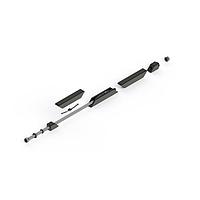 Giữ Thẻ WedgeLock Wedgelock, Nhôm, Anod Đen, 0.260x0.225x0.4.80 Inch, Đai Ốc Wakefield Thermal 426D-480UMB-WN